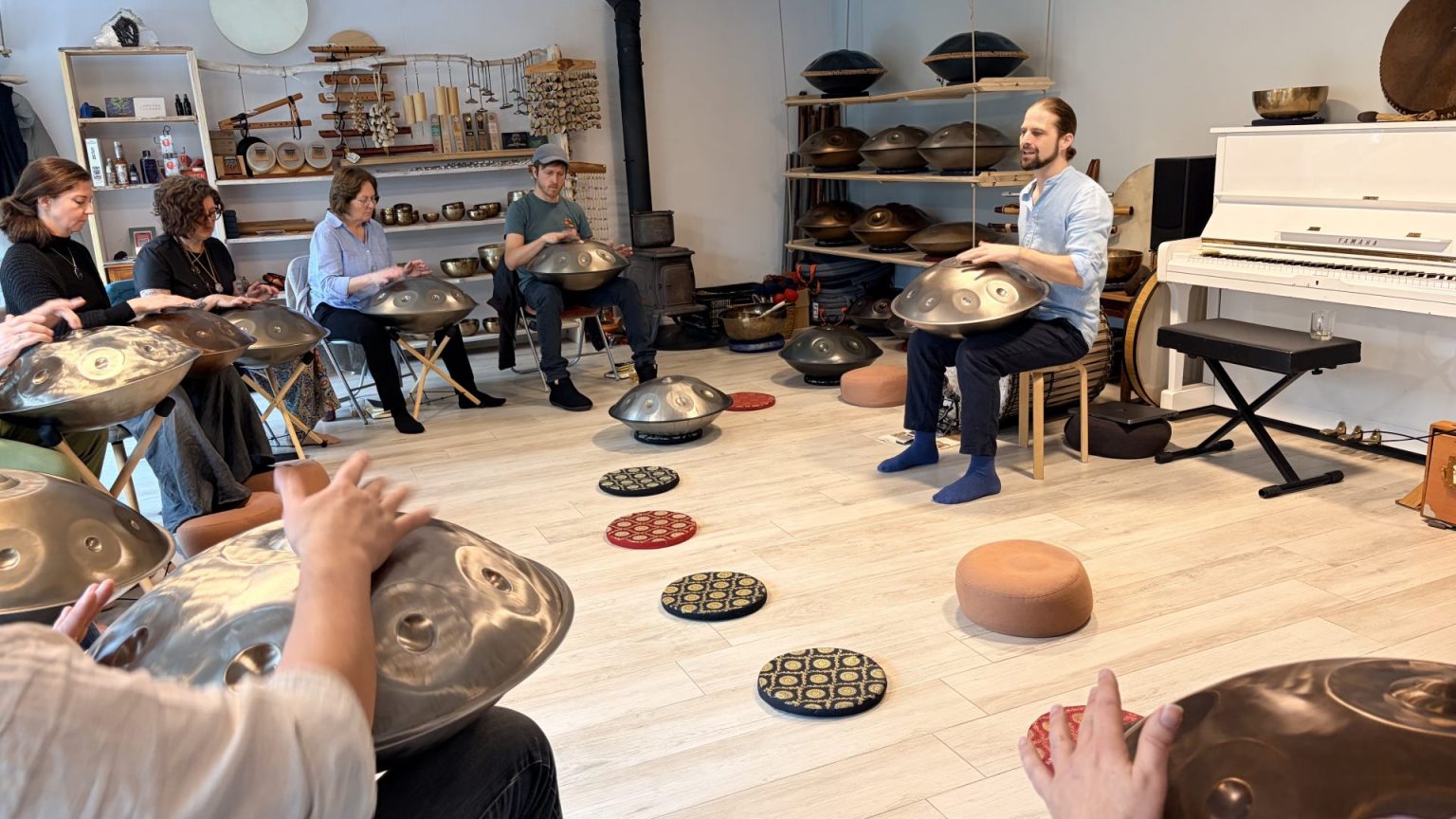 Handpan Ravid Handpan workshop | Sound & Silence